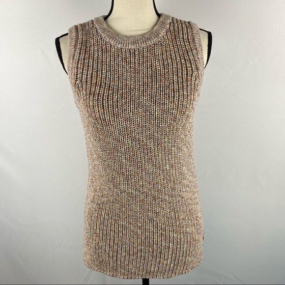 Ella Moss Colorful Knit Sweater Vest - Picture 1 of 4